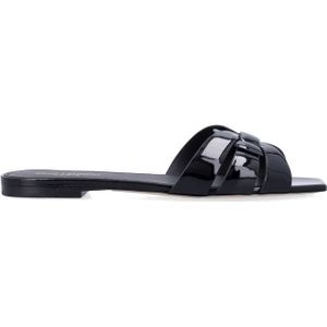 Saint Laurent, Dames, Schoenen, Zwart, Maat: 40 EU Leer,