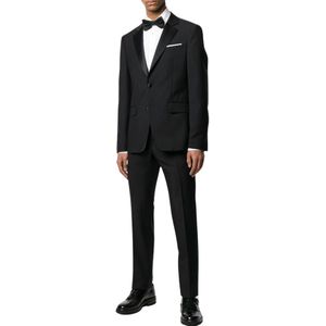 Givenchy, Heren, Pakken, Zwart, Maat: XL Wol,