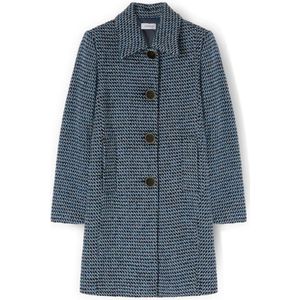 Motivi, Dames, Mantels, Blauw, Maat: 2XS Wol,