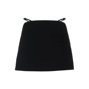 Ganni Short Skirts , Black , Dames , Maat: M