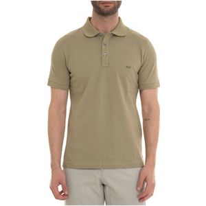 Fay, Heren, Tops, Groen, Maat: L Piqué,