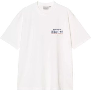 Carhartt Wip, Heren, Tops, Beige, Maat: M Katoen,