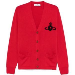 Vivienne Westwood, Heren, Truien, Rood, Maat: M