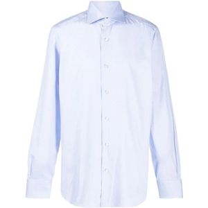 Barba, Heren, Overhemden, Blauw, Maat: 3XL