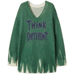 Twinset, Dames, Truien, Groen, Maat: M Wol,