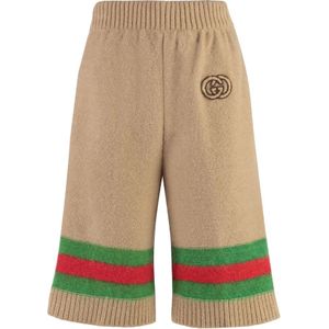 Gucci, Dames, Korte broeken, Bruin, Maat: S