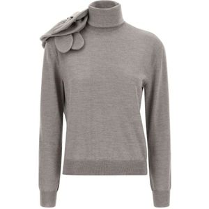 Moschino, Dames, Truien, Grijs, Maat: XS