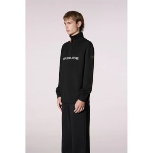 Gertrude, Heren, Sweatshirts & Hoodies, Zwart, Maat: S Nylon,