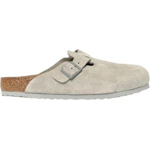 Birkenstock, Heren, Schoenen, Beige, Maat: 45 EU Suède,