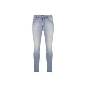 Dsquared2 Blauwe Cool Guy Slim Fit Jeans , Blue , Heren , Maat: 2XL