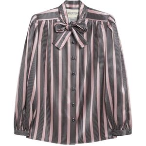 Valentino Garavani, Dames, Blouses & Shirts, Roze, Maat: S Zijde,