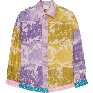 Pierre-Louis Mascia, Dames, Blouses & Shirts, Veelkleurig, Maat: M Zijde,