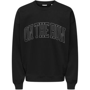 Only & Sons - ONSTURNER - Sweatshirt - Zwart - Losse Pasvorm