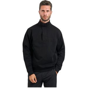 Hugo, Heren, Sweatshirts & Hoodies, Zwart, Maat: M Katoen,