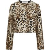 Nicowa - Gestructureerd Twill Jasje - Beige - Dames