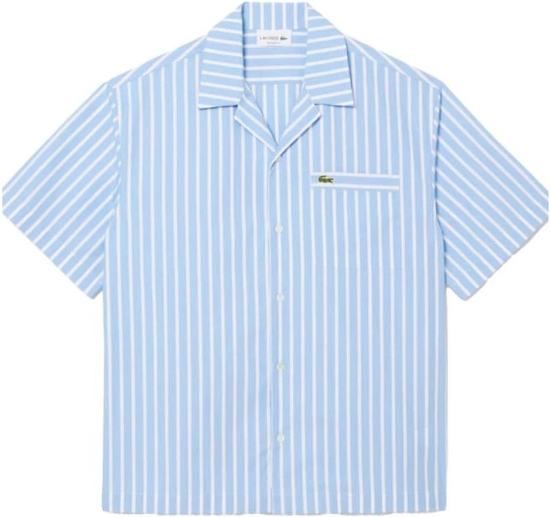 LACOSTE - Vrijetijdsoverhemd - Relaxed Fit - Resortkraag - 1/2-mouw