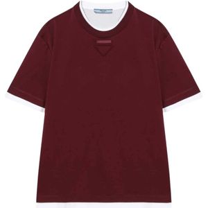 Prada, Dames, Tops, Roze, Maat: M