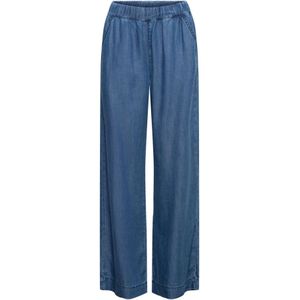 &Co Woman, Dames, Broeken, Blauw, Maat: 2XL