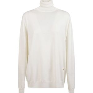 Moschino, Dames, Truien, Wit, Maat: 2XS Wol,