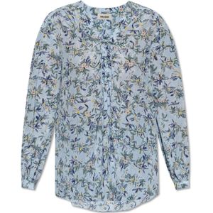 Zadig & Voltaire, Dames, Blouses & Shirts, Blauw, Maat: M Viscose,