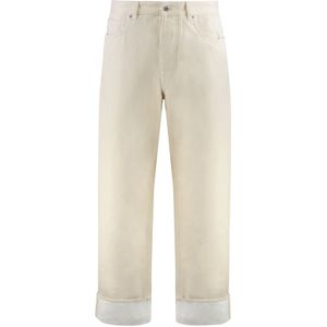 Bottega Veneta, Heren, Jeans, Beige, Maat: M Katoen,