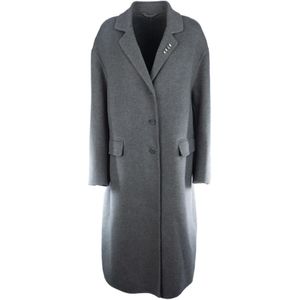 Ermanno Scervino, Dames, Mantels, Grijs, Maat: M