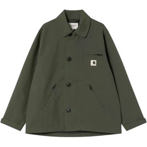 Carhartt Wip, Dames, Jassen, Groen, Maat: M Nylon,