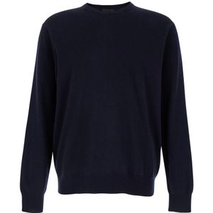 Plain, Heren, Truien, Blauw, Maat: XL Kasjmier,