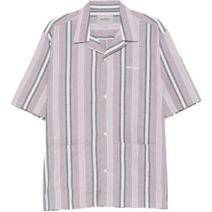 Carhartt Wip, Heren, Overhemden, Veelkleurig, Maat: XS Katoen,