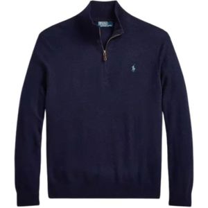 Polo Ralph Lauren, Heren, Truien, Blauw, Maat: M Wol,