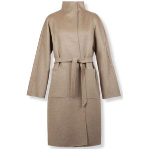 Max Mara, Dames, Mantels, Beige, Maat: 2XS Kasjmier,