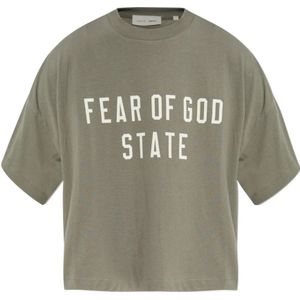 Fear Of God, Dames, Tops, Groen, Maat: XS Katoen,
