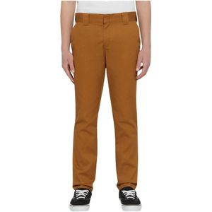 Dickies, Heren, Broeken, Bruin, Maat: W34 L32 Katoen,