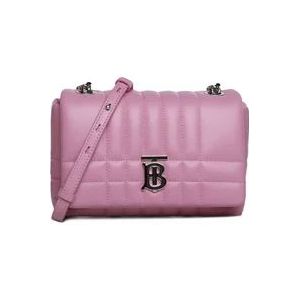 Burberry Luxe Cross Body Tas , Pink , Dames , Maat: ONE Size