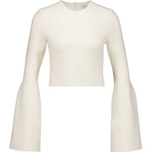 Gabriela Hearst, Dames, Tops, Wit, Maat: S Wol,