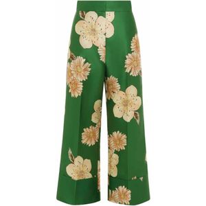 Alemais, Dames, Broeken, Groen, Maat: S Poliester,