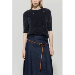 Luisa Cerano, Dames, Truien, Blauw, Maat: M Katoen,