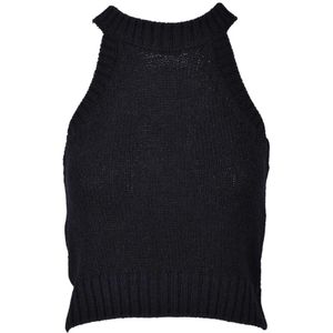 Wild Cashmere, Dames, Truien, Zwart, Maat: S Zijde,