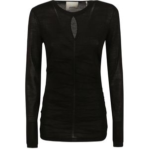 Isabel Marant, Dames, Tops, Zwart, Maat: XS