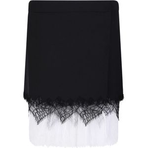 Alexander McQueen, Dames, Rokken, Zwart, Maat: XS Wol,