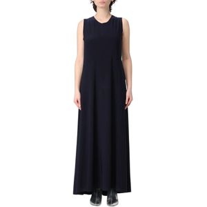 Norma Kamali, Dames, Jurken, Blauw, Maat: S Spandex,