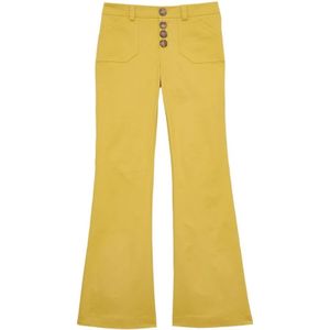 Ines de la Fressange Paris, Dames, Broeken, Geel, Maat: XS