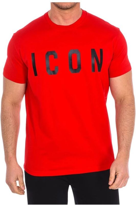 Dsquared 2 - Icon - T-shirt - Rood - 100% Katoen
