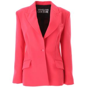 Versace Jeans Couture, Dames, Jassen, Roze, Maat: XS Viscose,