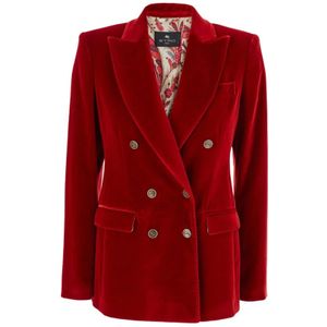 Etro, Dames, Jassen, Rood, Maat: S Katoen,