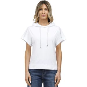 Gran Sasso, Dames, Sweatshirts & Hoodies, Wit, Maat: S Katoen,