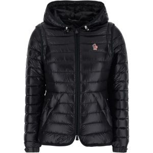 Moncler, Dames, Jassen, Zwart, Maat: L