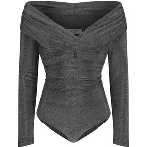 Nicowa - Awilono - Bodystocking - Grijs - Lamé Jersey