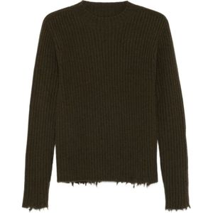 UMA Wang, Dames, Truien, Groen, Maat: M Kasjmier,