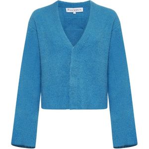 JW Anderson, Dames, Truien, Blauw, Maat: XS Wol,